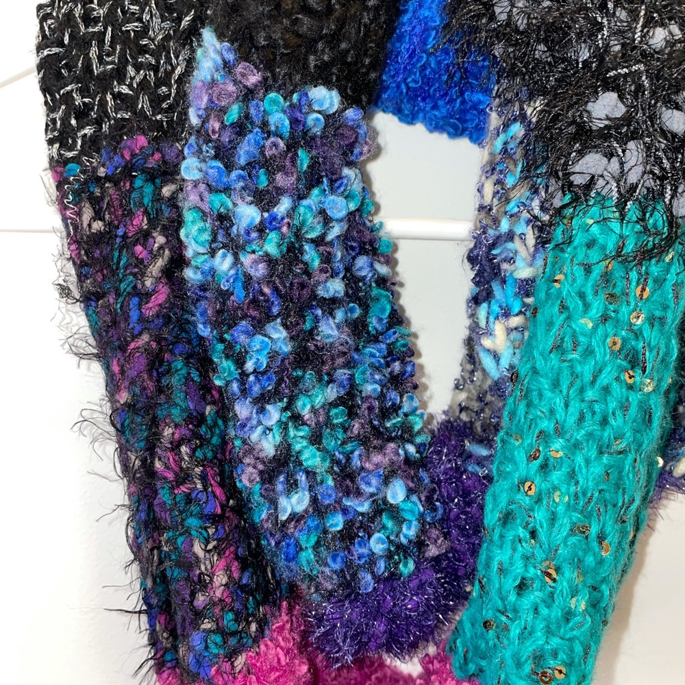 🔴4/$16: Multi-colored Infinity Scarf - Picture 2 of 5
